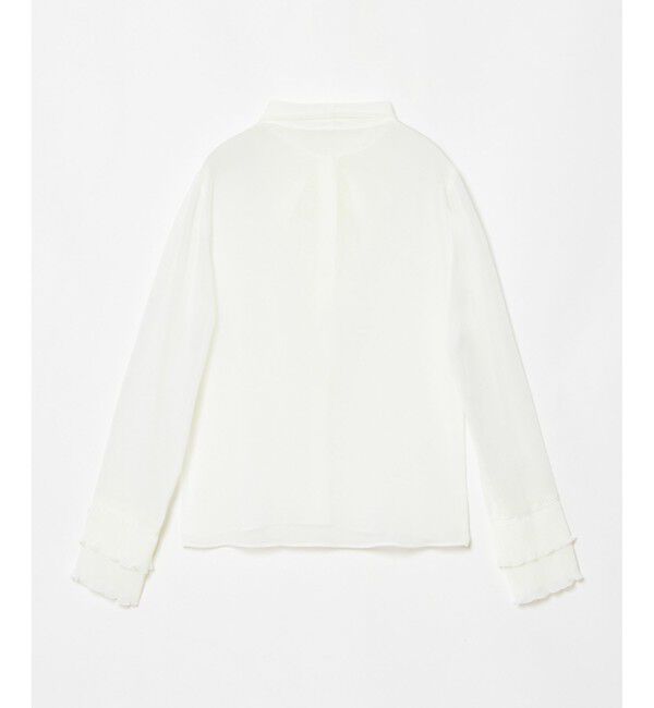 LOULOU WILLOUGHBY「【LOULOU WILLOUGHBY】プリーツリボンブラウス」|シャツ・ブラウス|