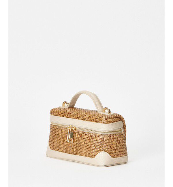 allureville「ラフィアコスメハンドバッグ」|ショルダー・メッセンジャー|