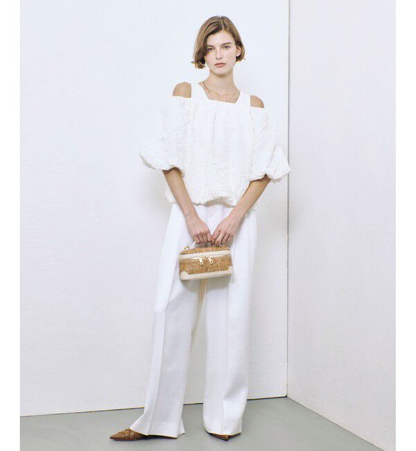 allureville「ラフィアコスメハンドバッグ」|ショルダー・メッセンジャー|