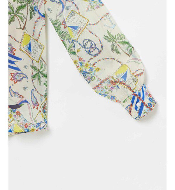 LOULOU WILLOUGHBY「【LOULOU WILLOUGHBY】アーカイブフリルリボンブラウス」|シャツ・ブラウス|