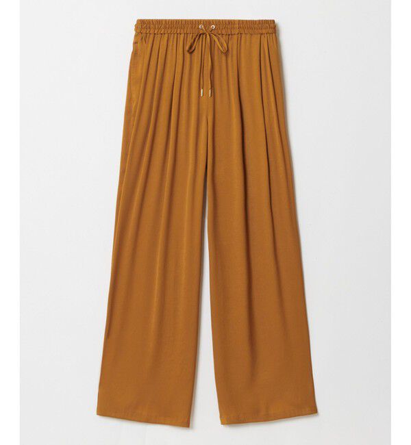 allureville「クレールサテンイージーパンツ」|チノ|