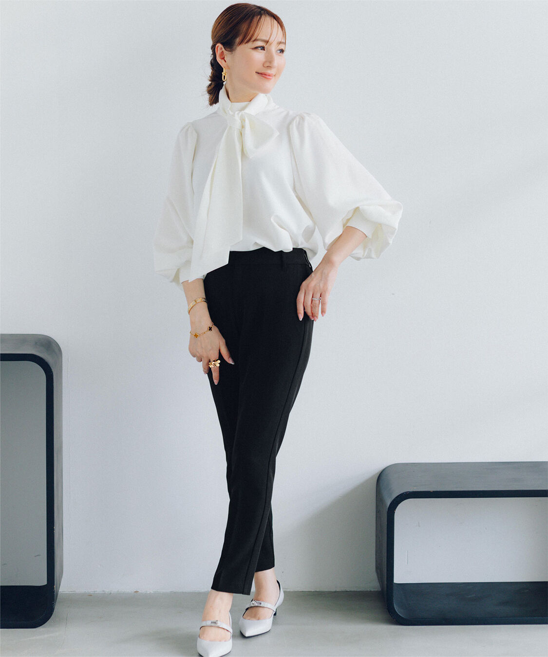 ur's「【星玲奈さんコラボアイテム】カラースティックパンツ」|スラックス|