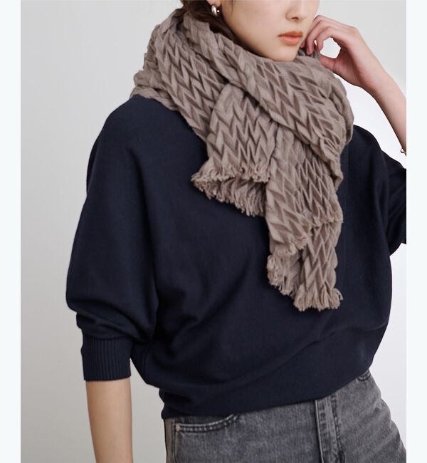 ur's「【星玲奈さんコラボアイテム】ハイネックドルマンスリーブニット」|ニット・セーター|