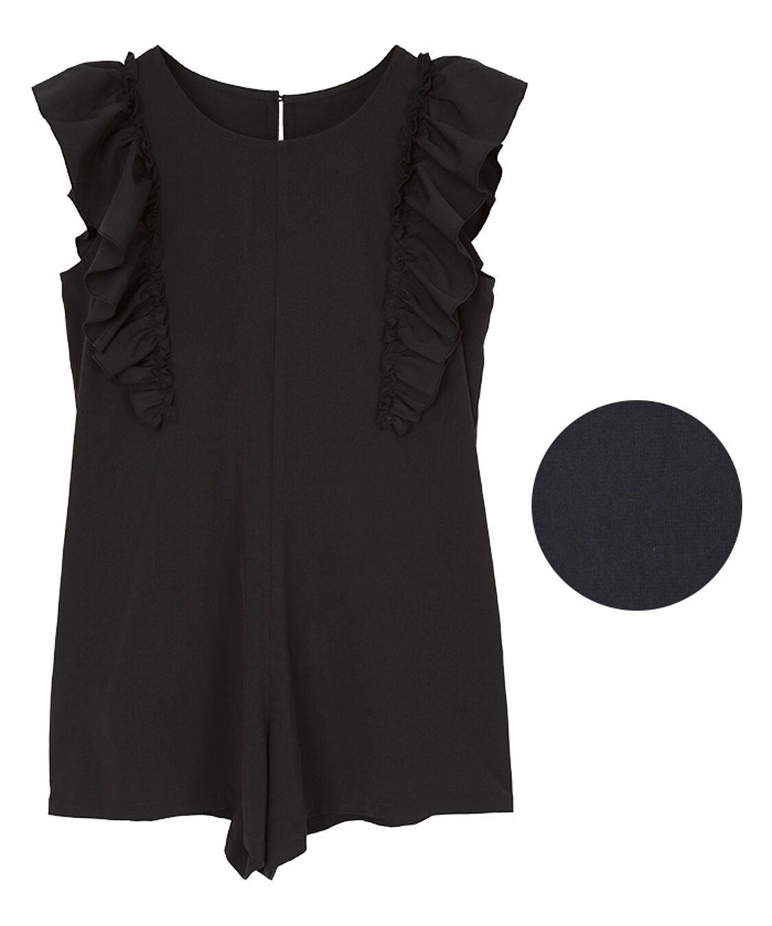 SEA DRESS「ショルダーフリルオールインワン/ワンピース水着」|コンビネゾン|