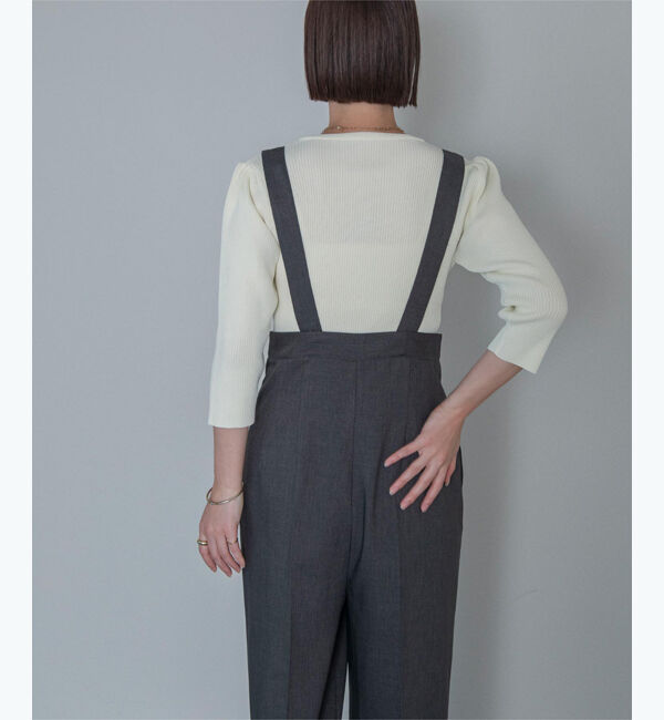 ur's「【星玲奈さんコラボアイテム】クルーネックパフスリーブニット」|ニット・セーター|