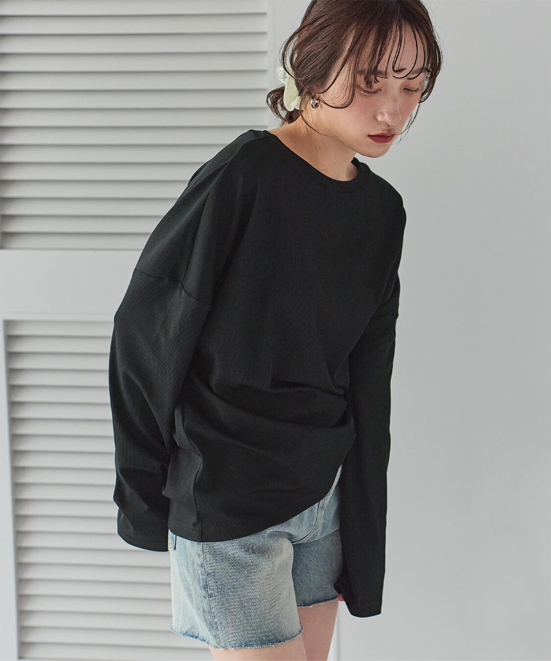 SEA DRESS「サイドスリットトップス/ラッシュガード」|ビキニトップス|