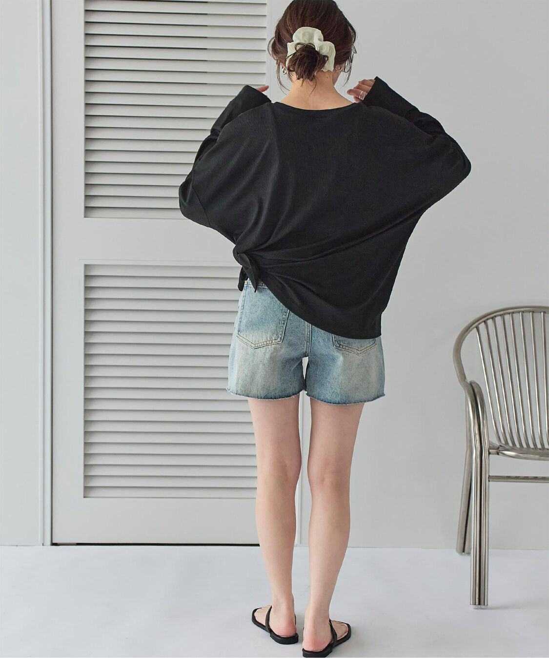 SEA DRESS「サイドスリットトップス/ラッシュガード」|ビキニトップス|