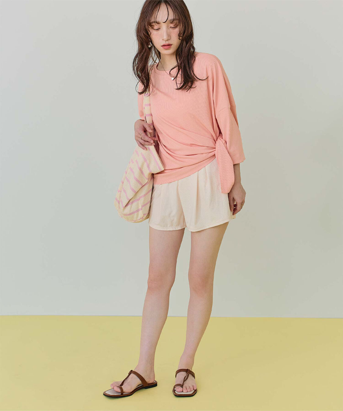 SEA DRESS「サイドスリットトップス/ラッシュガード」|ビキニトップス|