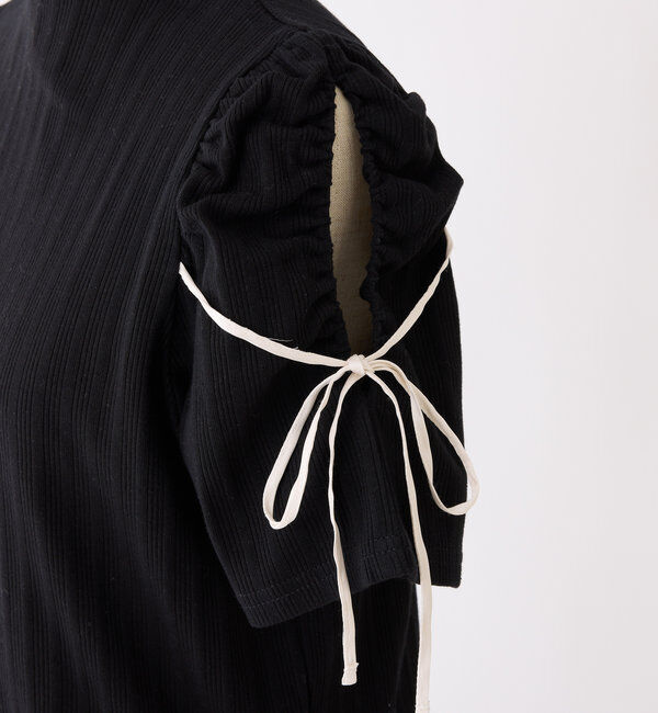  「肩あきリボンテレコトップス」|プルオーバー|