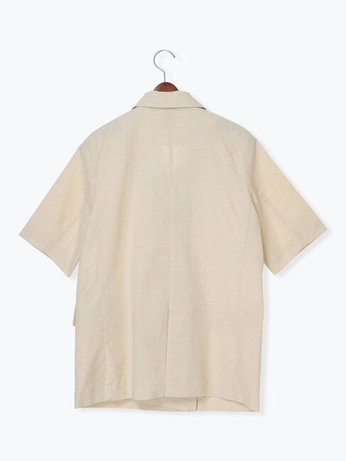 Te chichi「リネンブレンドハーフスリーブジャケット（セットアップ可）《2025summer catalog item》」|その他|