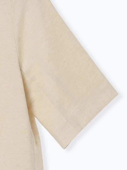 Te chichi「リネンブレンドハーフスリーブジャケット（セットアップ可）《2025summer catalog item》」|その他|