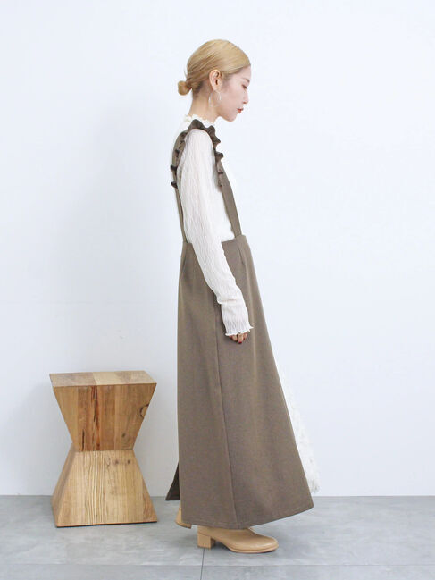 Samansa Mos2 blue「サス付ナロースカート」|スカート|