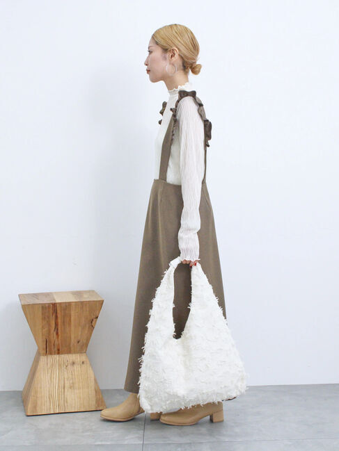 Samansa Mos2 blue「サス付ナロースカート」|スカート|