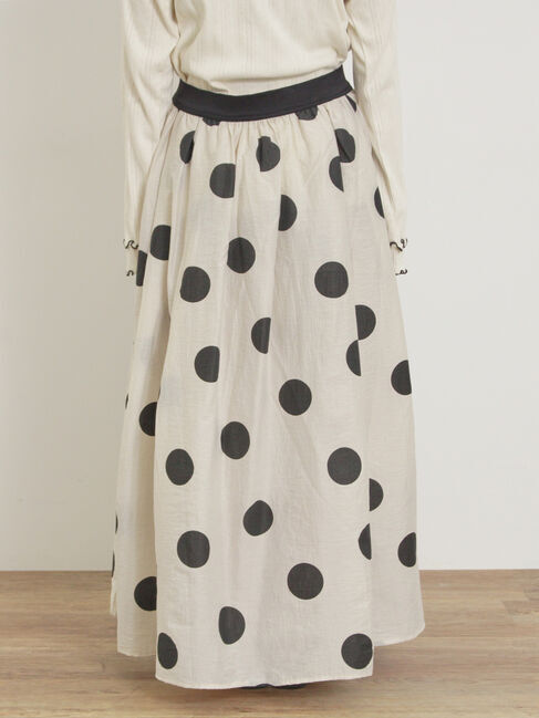 Samansa Mos2「シアードットプリントスカート」|スカート|