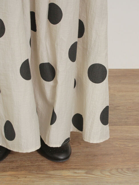 Samansa Mos2「シアードットプリントスカート」|スカート|