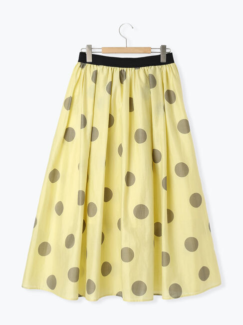 Samansa Mos2「シアードットプリントスカート」|スカート|