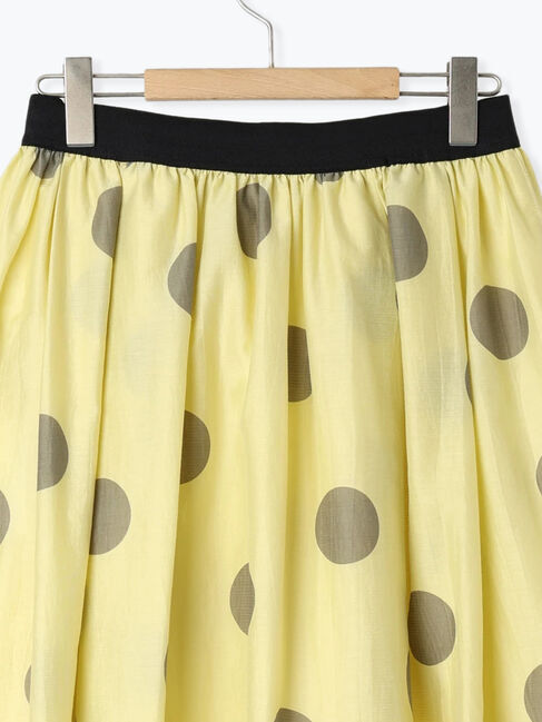 Samansa Mos2「シアードットプリントスカート」|スカート|