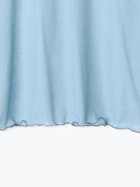 Samansa Mos2「袖シアー切替メローカットソー」|Tシャツ・カットソー|