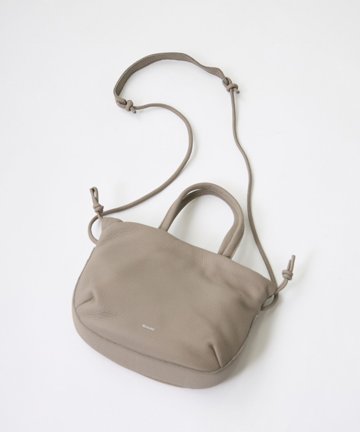 7-IDconcept.「カウレザー巾着ショルダーバッグ」|ショルダー・メッセンジャー|