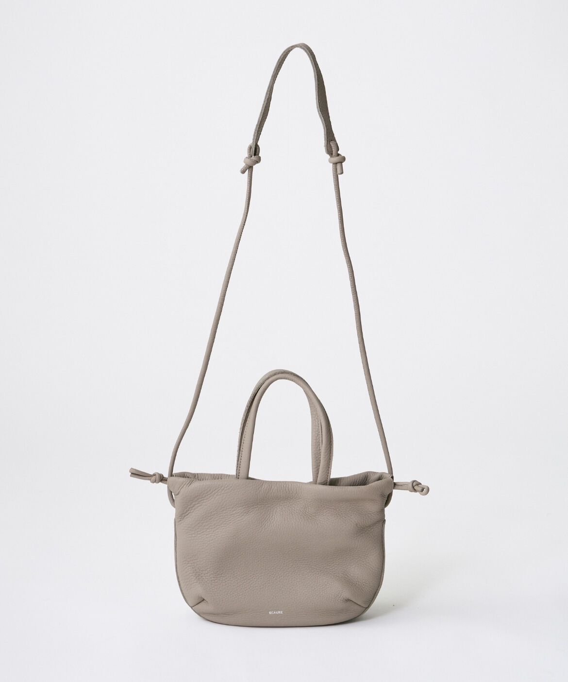 7-IDconcept.「カウレザー巾着ショルダーバッグ」|ショルダー・メッセンジャー|