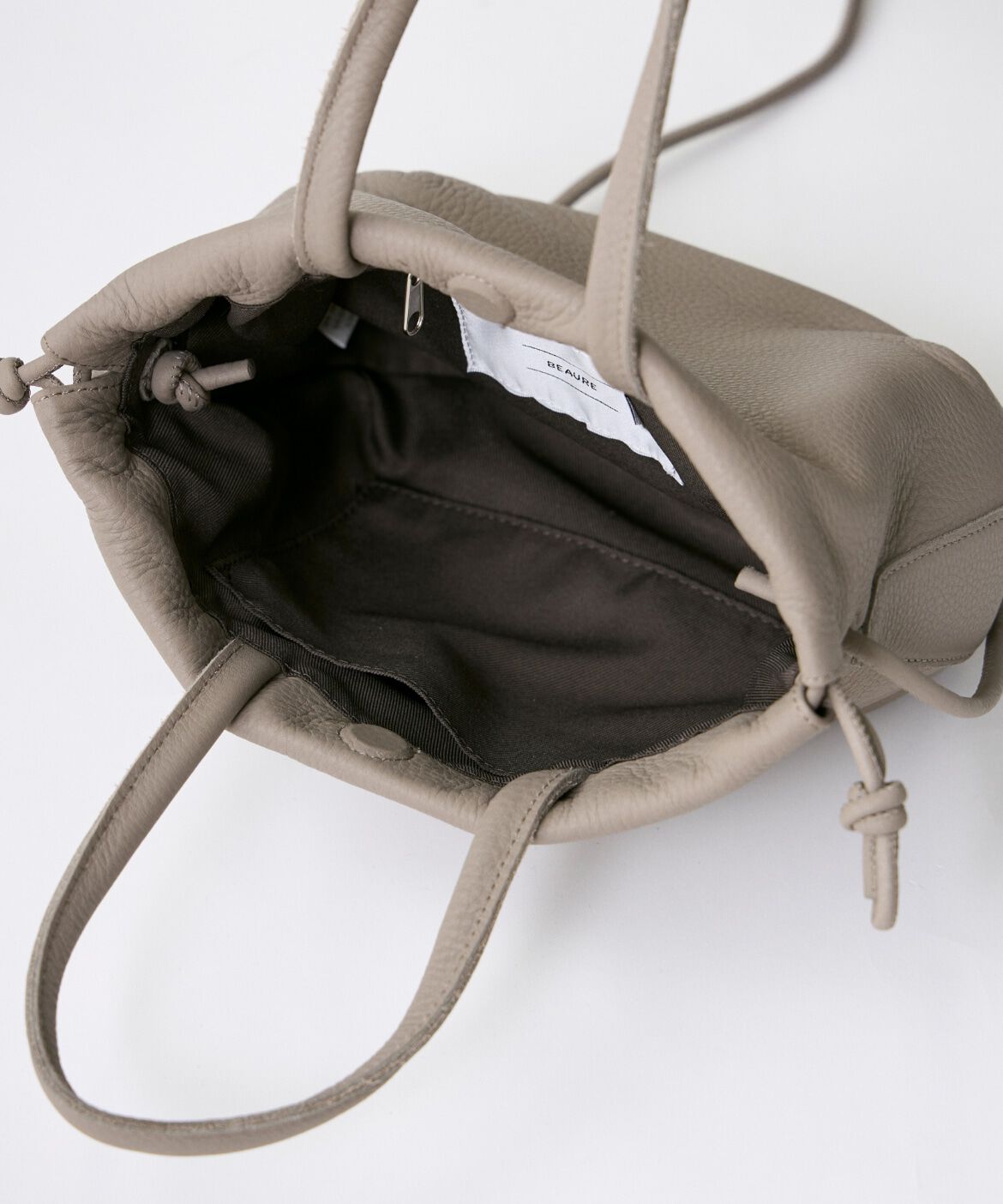 7-IDconcept.「カウレザー巾着ショルダーバッグ」|ショルダー・メッセンジャー|