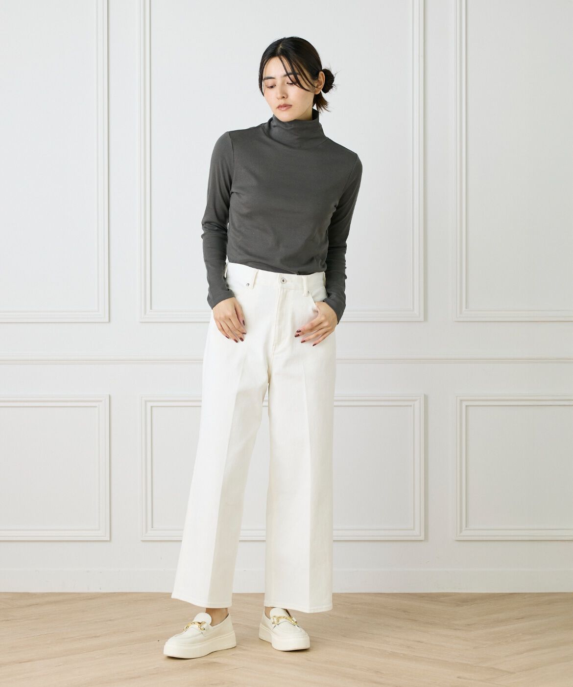 DAY by DAY it&rsquo;s international「長袖ハイネックプルオーバー《スビン綿MIXフライス》」|Tシャツ・カットソー|