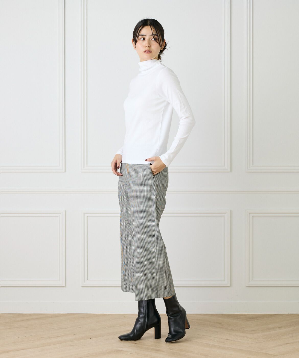 DAY by DAY it&rsquo;s international「長袖ハイネックプルオーバー《スビン綿MIXフライス》」|Tシャツ・カットソー|