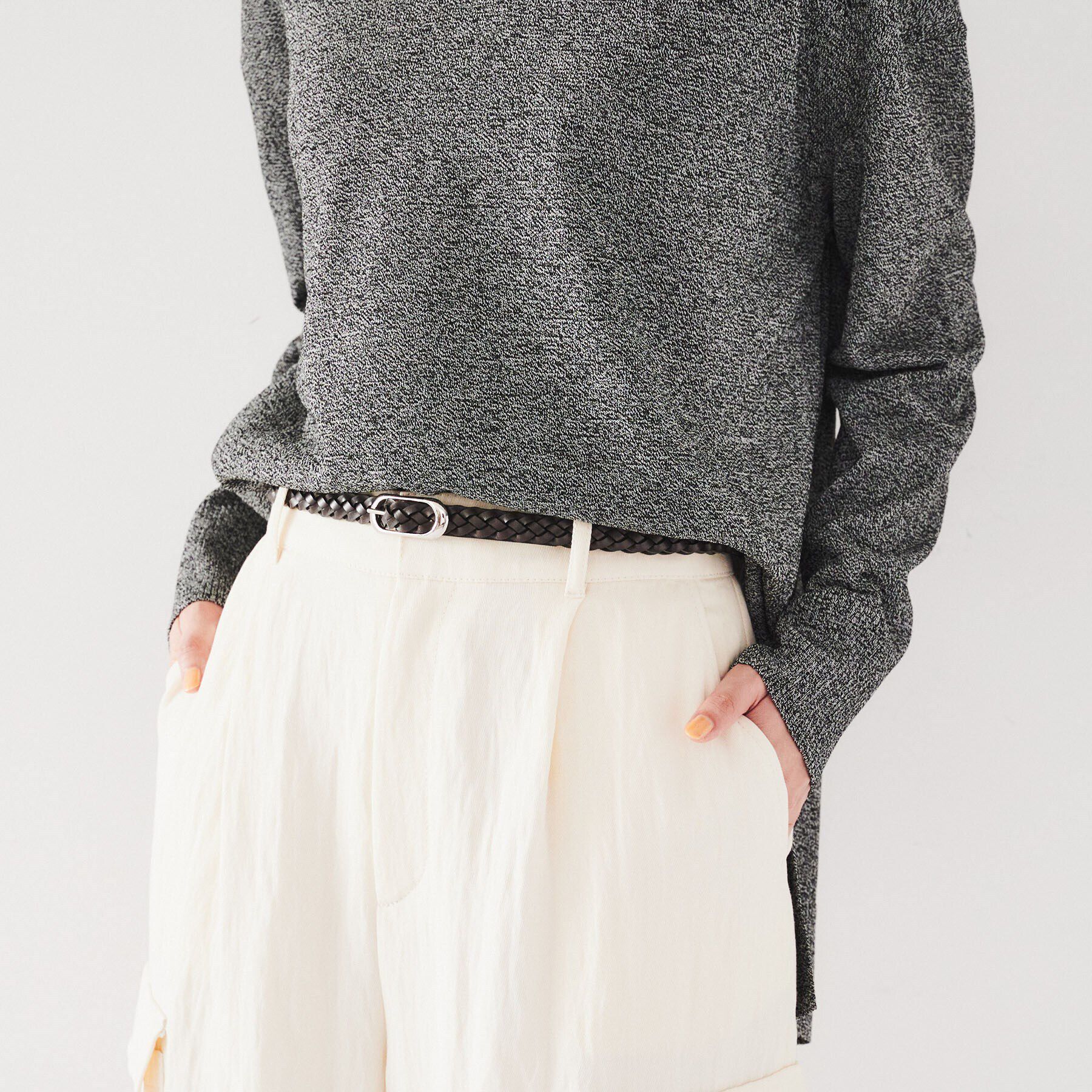 UNTITLED「【本革コンビ／リバーシブル】メッシュベルト」|ベルト|