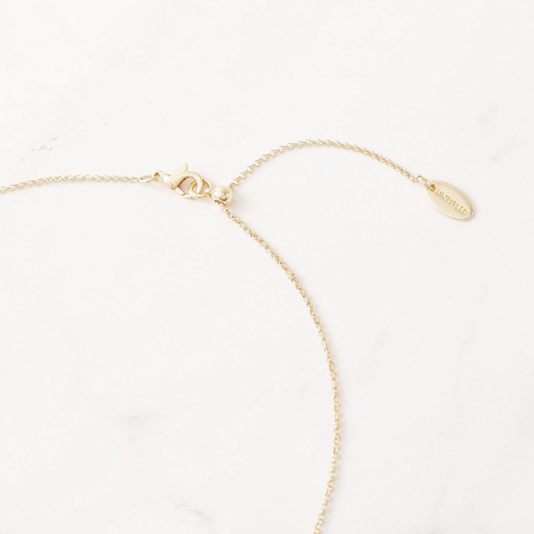 UNTITLED「モダンビーンズトップ」|ネックレス|