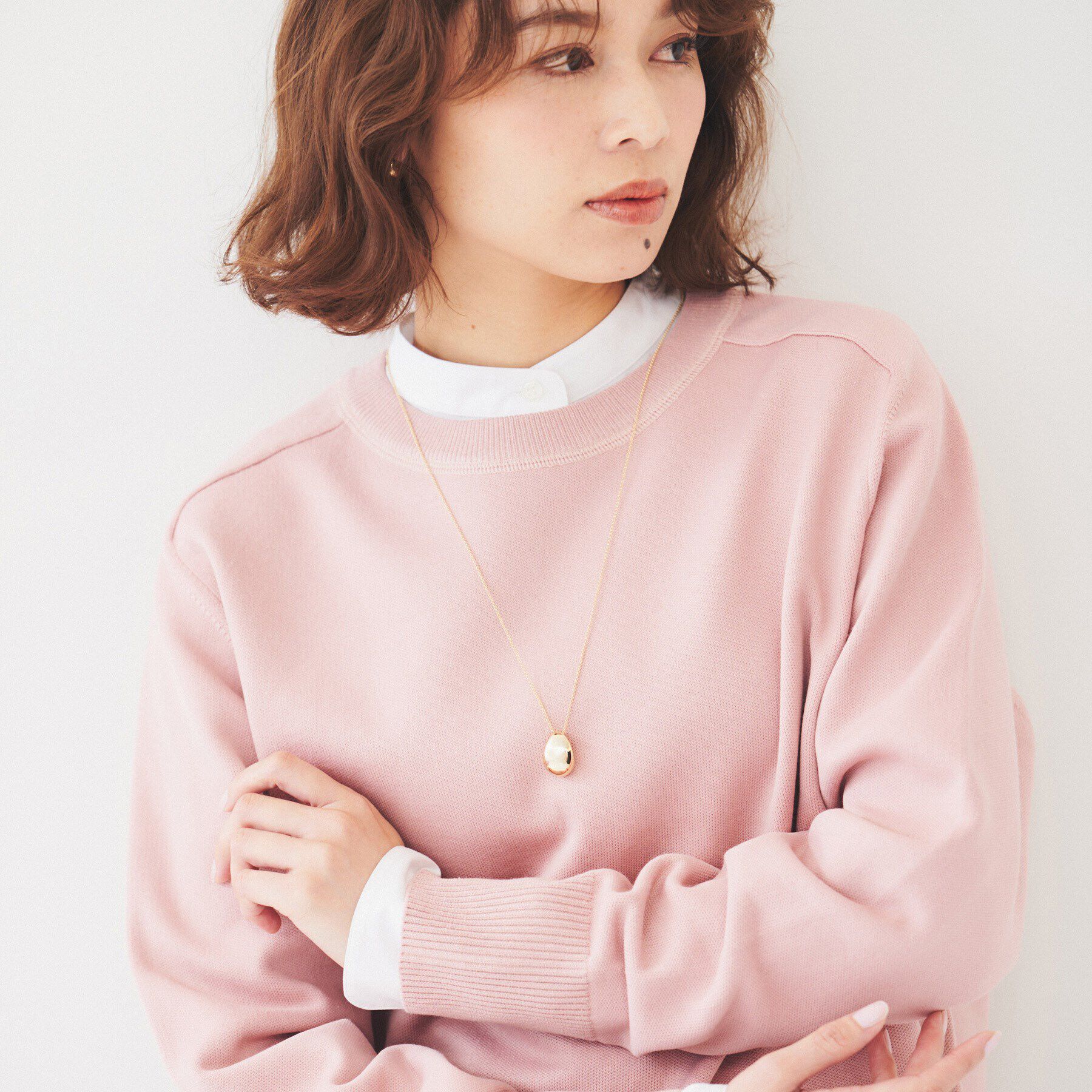 UNTITLED「モダンビーンズトップ」|ネックレス|