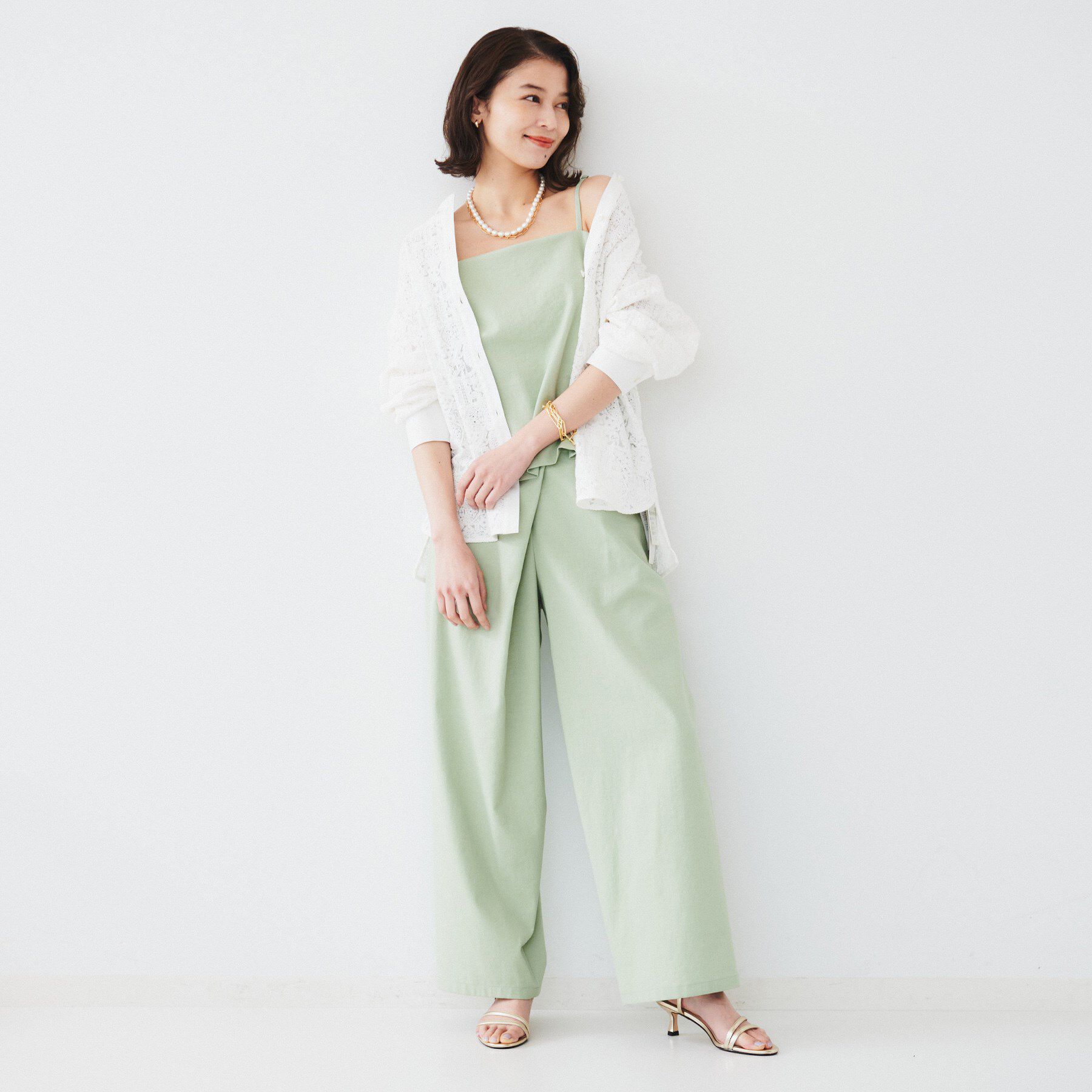 UNTITLED「【セットアップ可能】ビスチェキャミソール」|キャミソール|