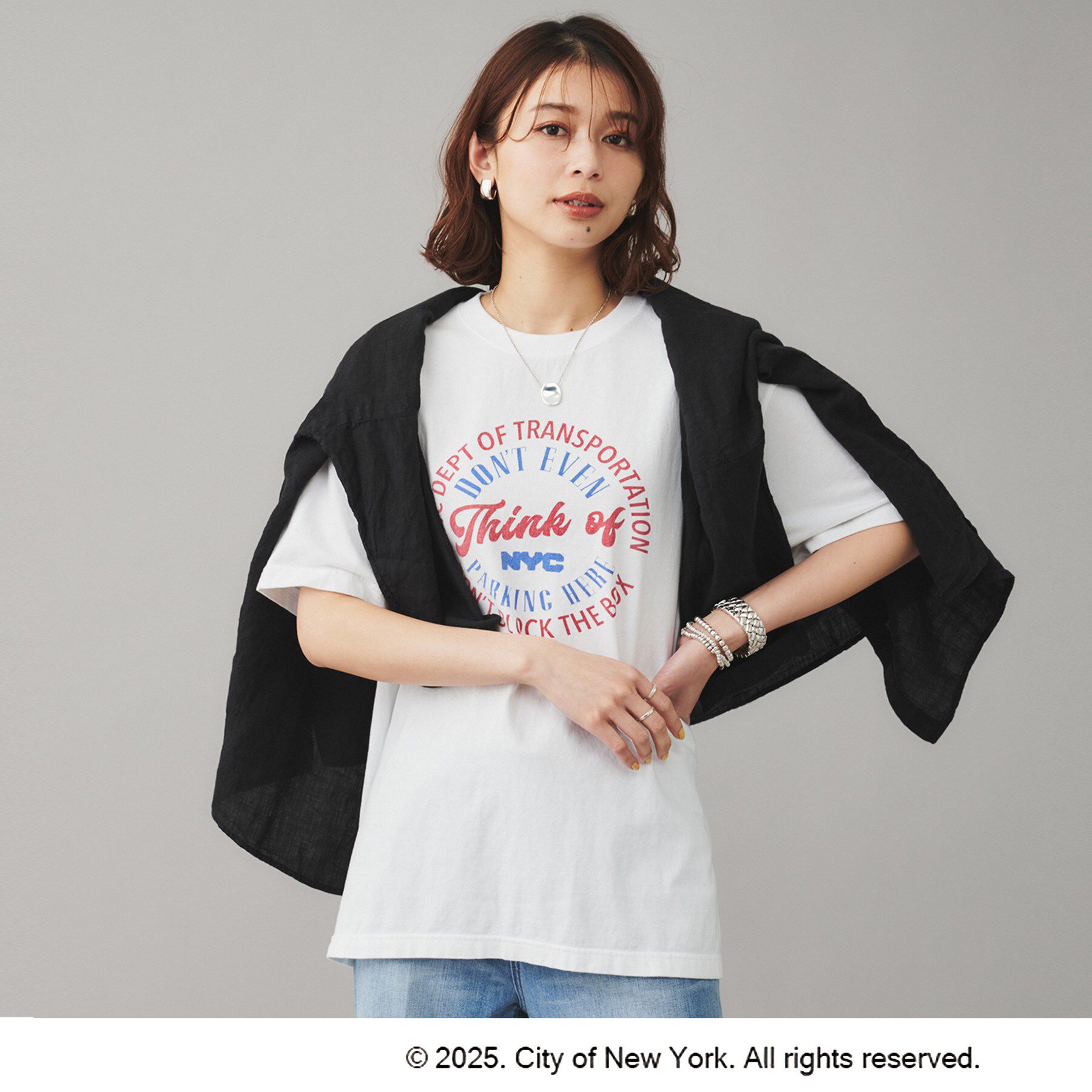 UNTITLED「【NYC&times;GOOD ROCK SPEED】ロゴTシャツ」|Tシャツ・カットソー|ホワイト(001)