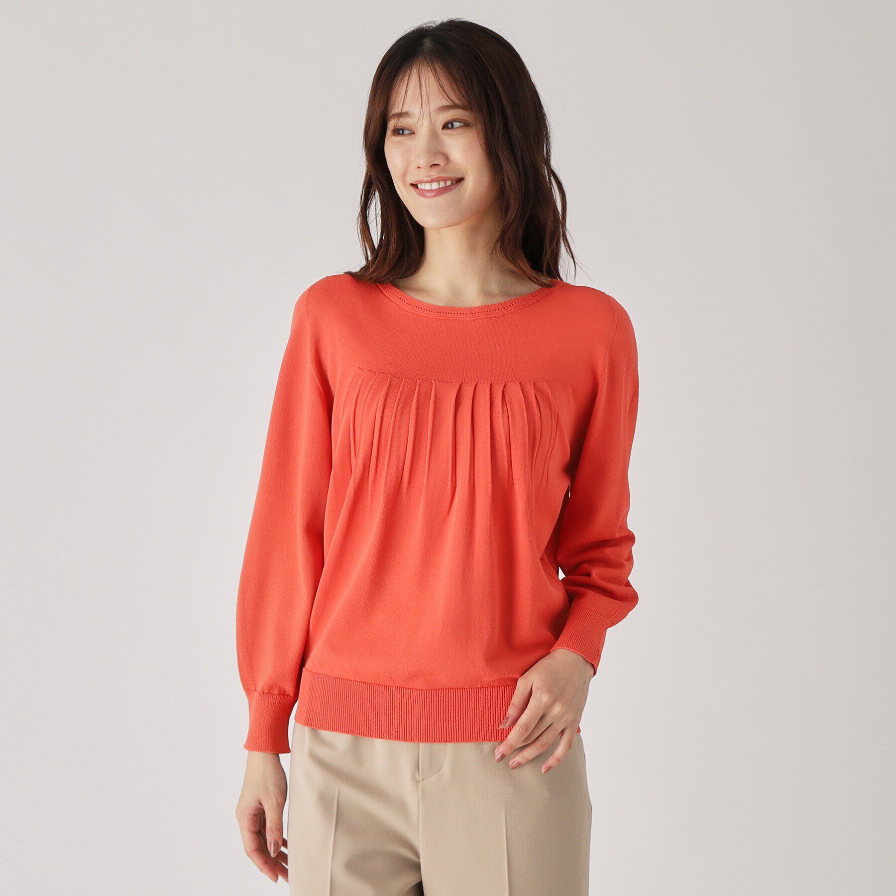 COUP DE CHANCE「【洗える／日本製／ホールガーメント（R）】ニットトップス」|ニット・セーター|