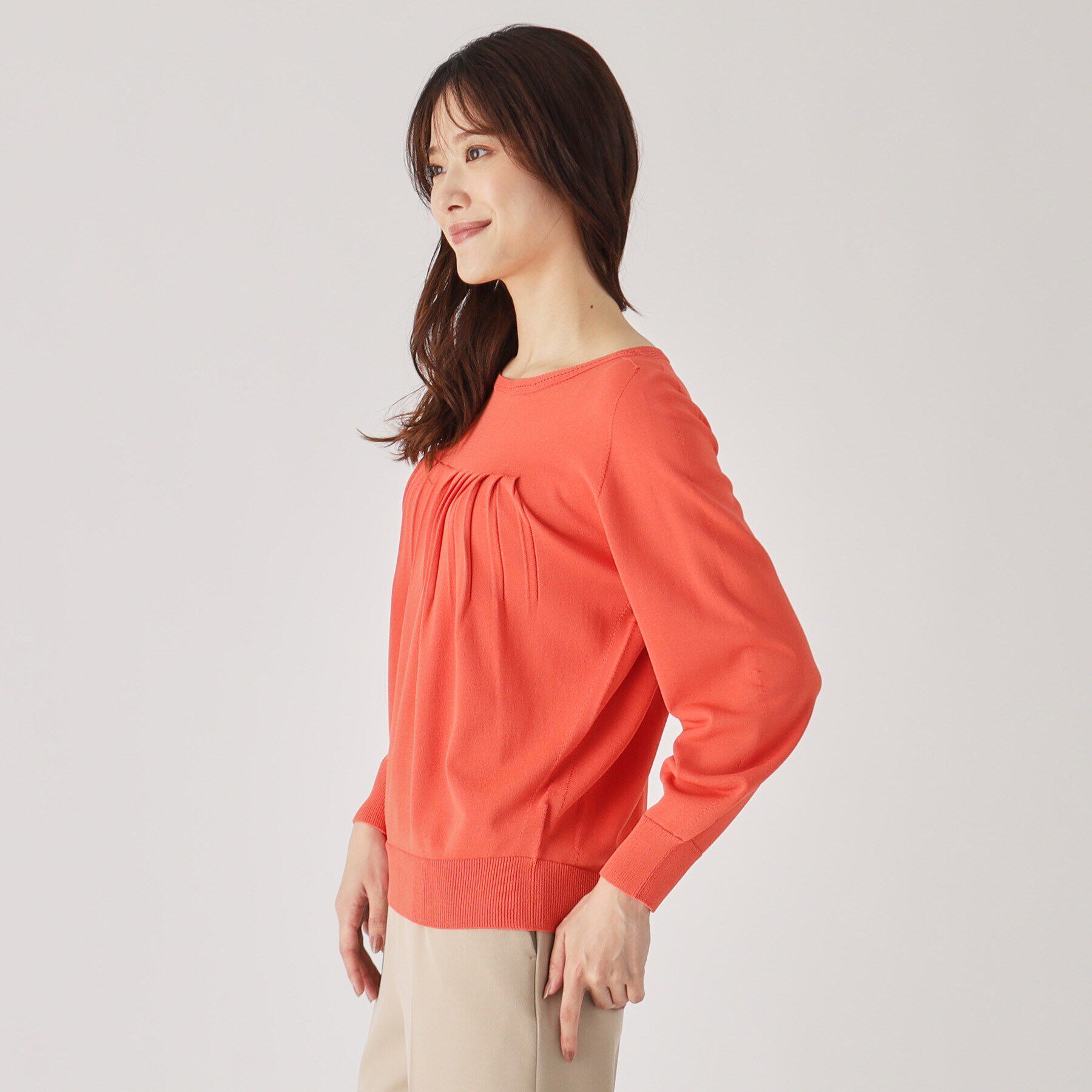 COUP DE CHANCE「【洗える／日本製／ホールガーメント（R）】ニットトップス」|ニット・セーター|