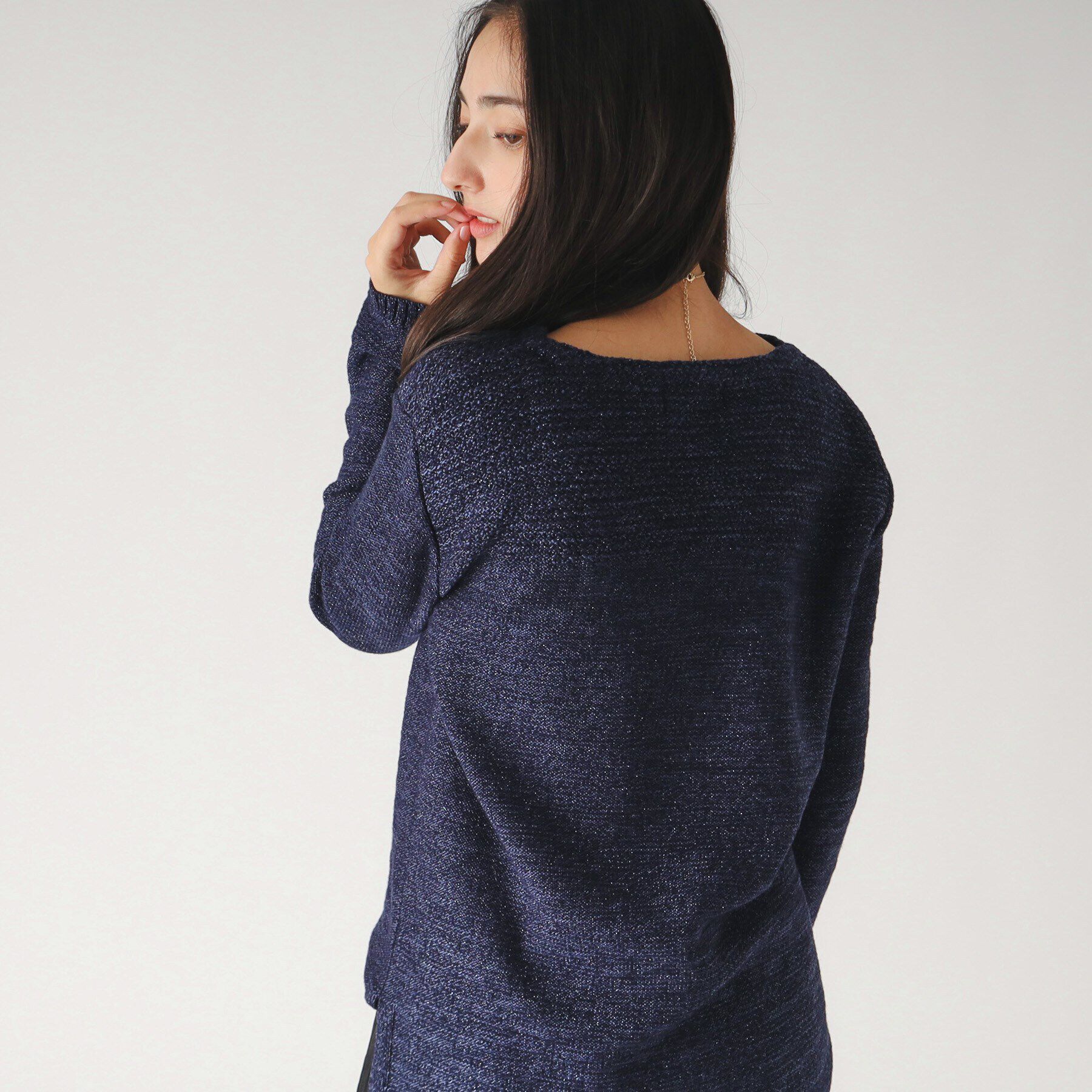 COUP DE CHANCE「【洗える／日本製／ヒップ丈】カジュアルニットトップス」|ニット・セーター|