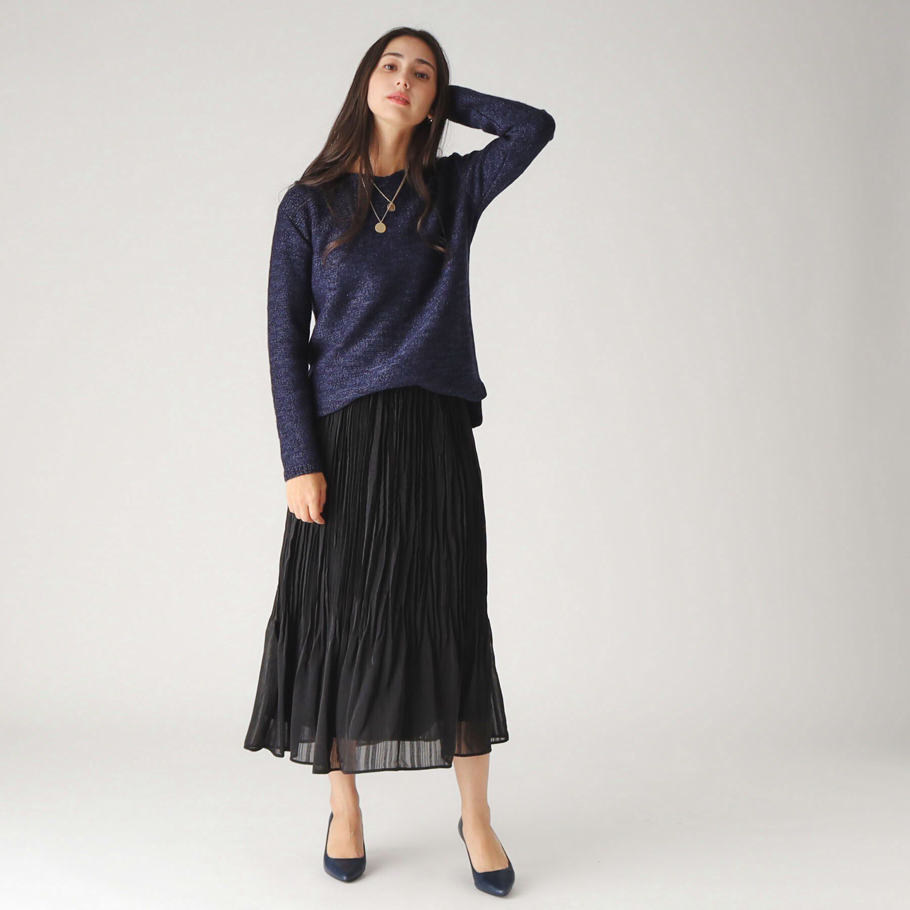 COUP DE CHANCE「【洗える／日本製／ヒップ丈】カジュアルニットトップス」|ニット・セーター|