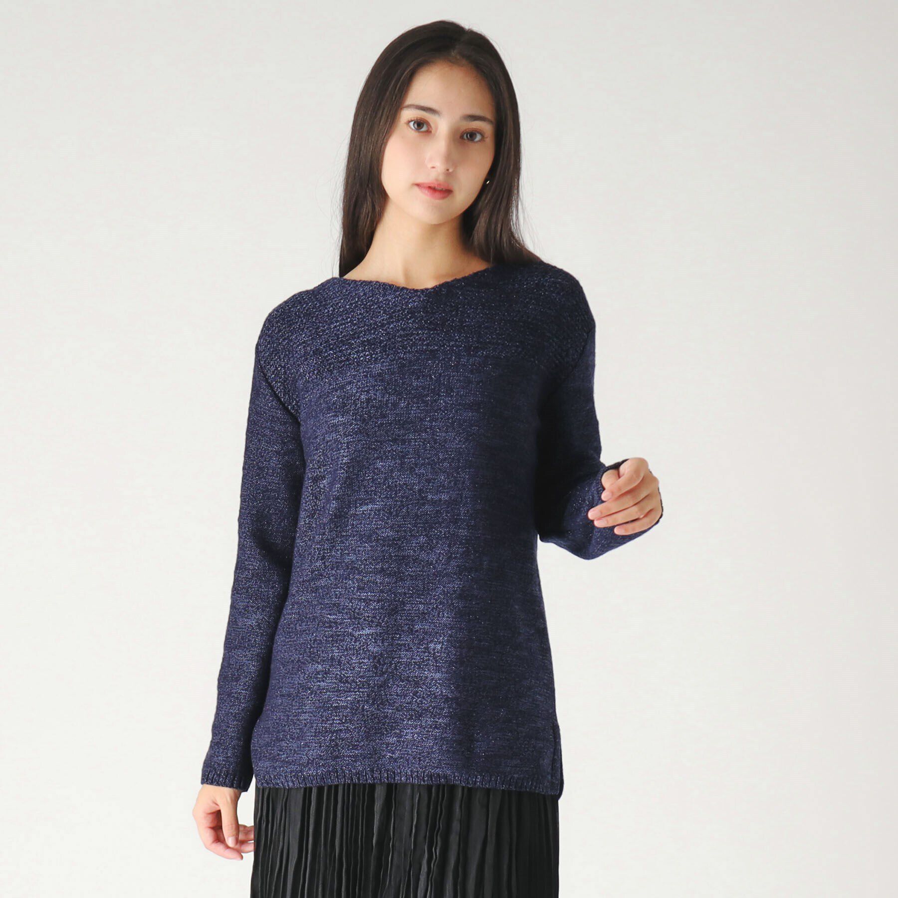 COUP DE CHANCE「【洗える／日本製／ヒップ丈】カジュアルニットトップス」|ニット・セーター|