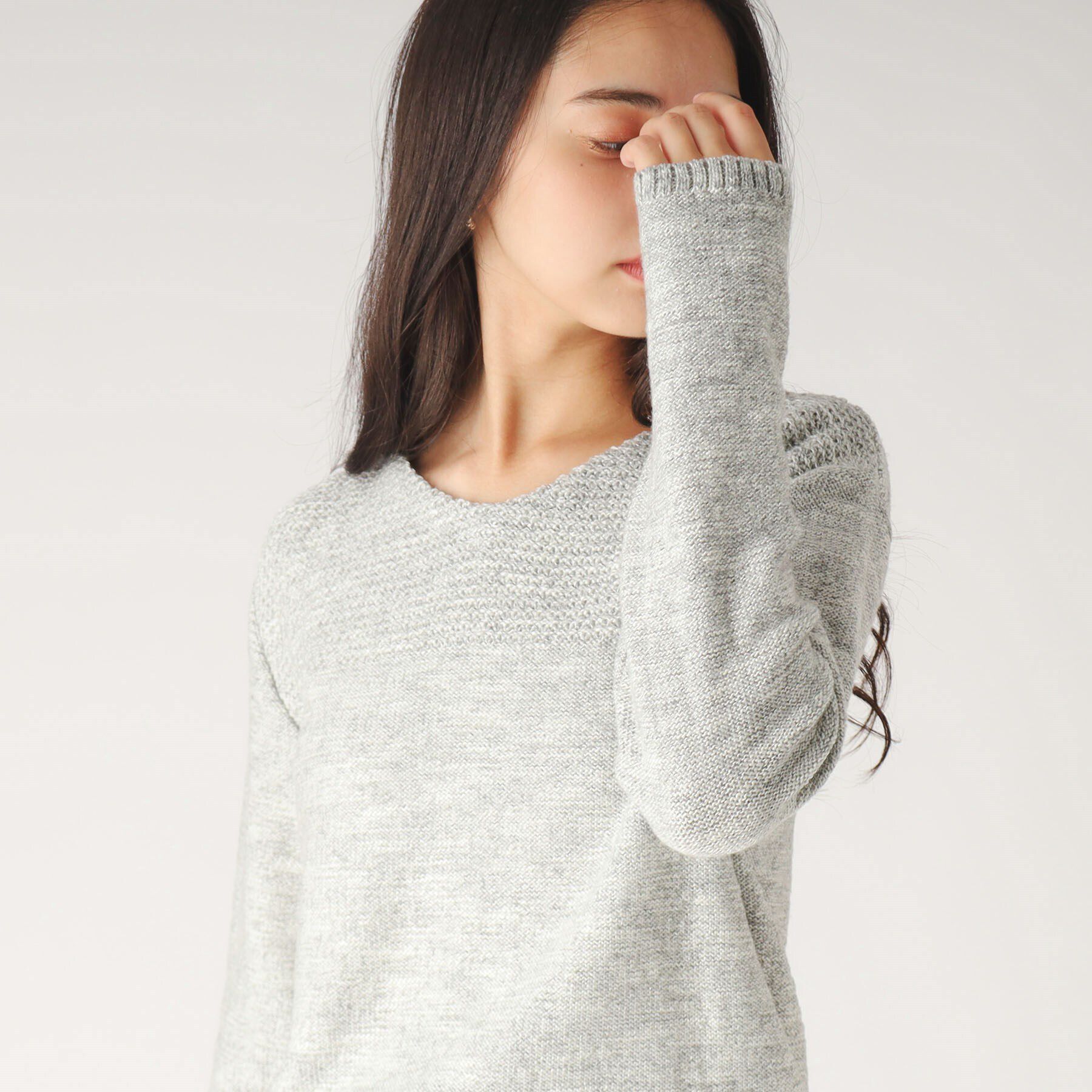 COUP DE CHANCE「【洗える／日本製／ヒップ丈】カジュアルニットトップス」|ニット・セーター|