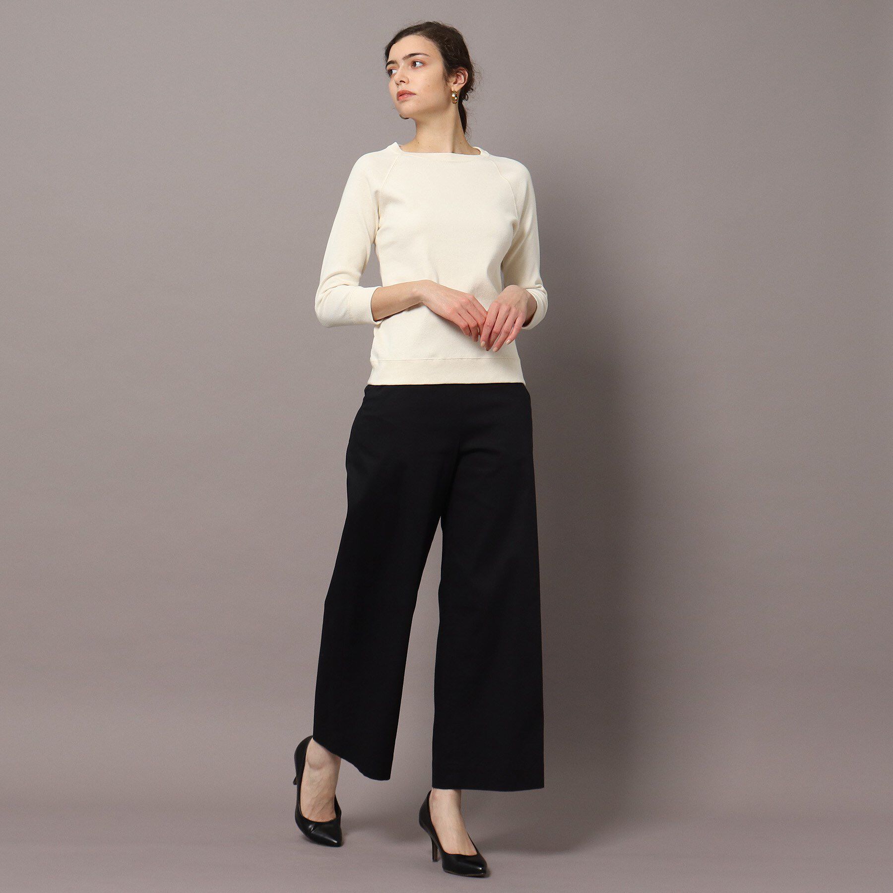 DRESSTERIOR「ラグランスリーブコットンプルオーバー」|パーカー|