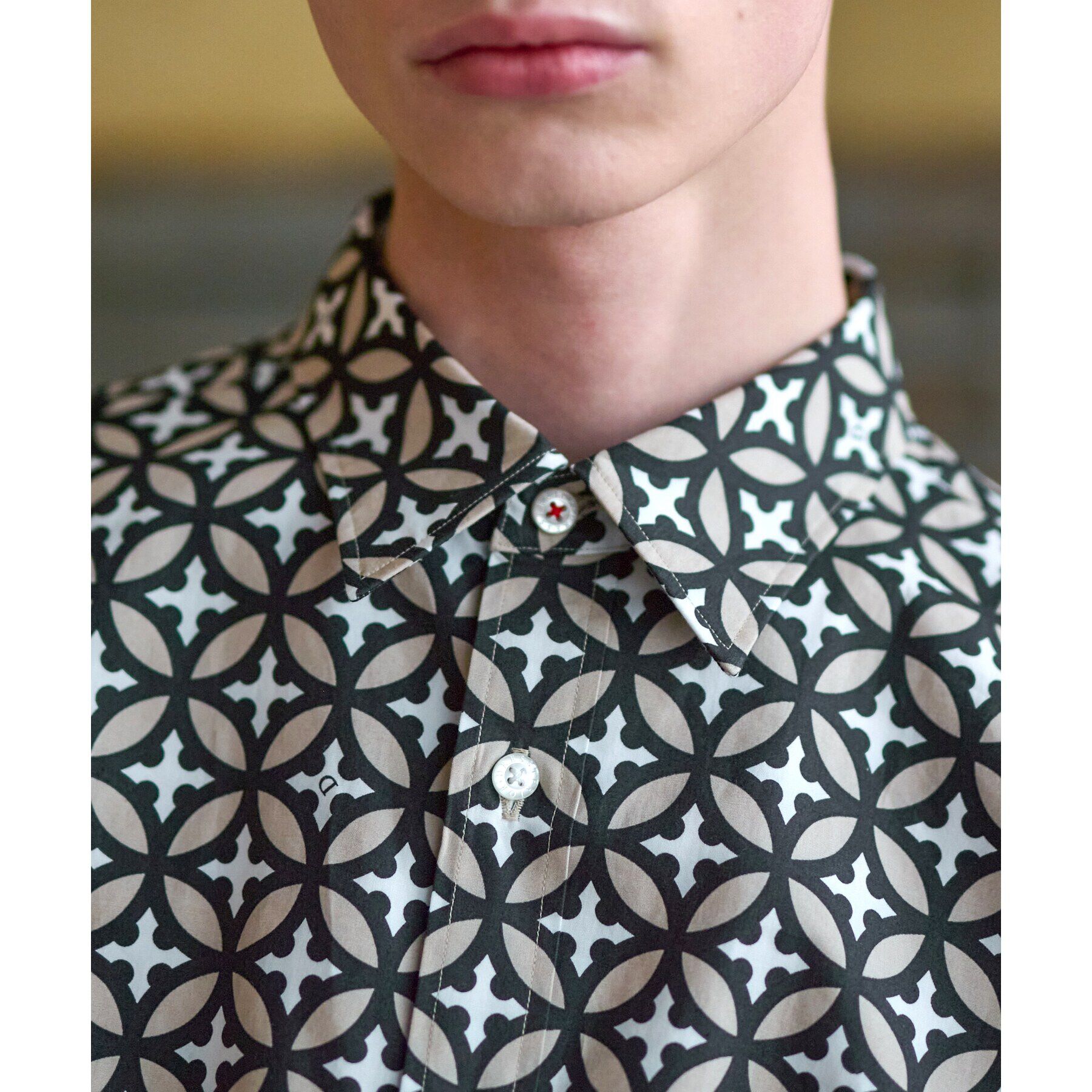 DRESSTERIOR「【Safari5月号掲載】オーバーラップサークル ショートスリーブシャツ」|シャツ・ブラウス|