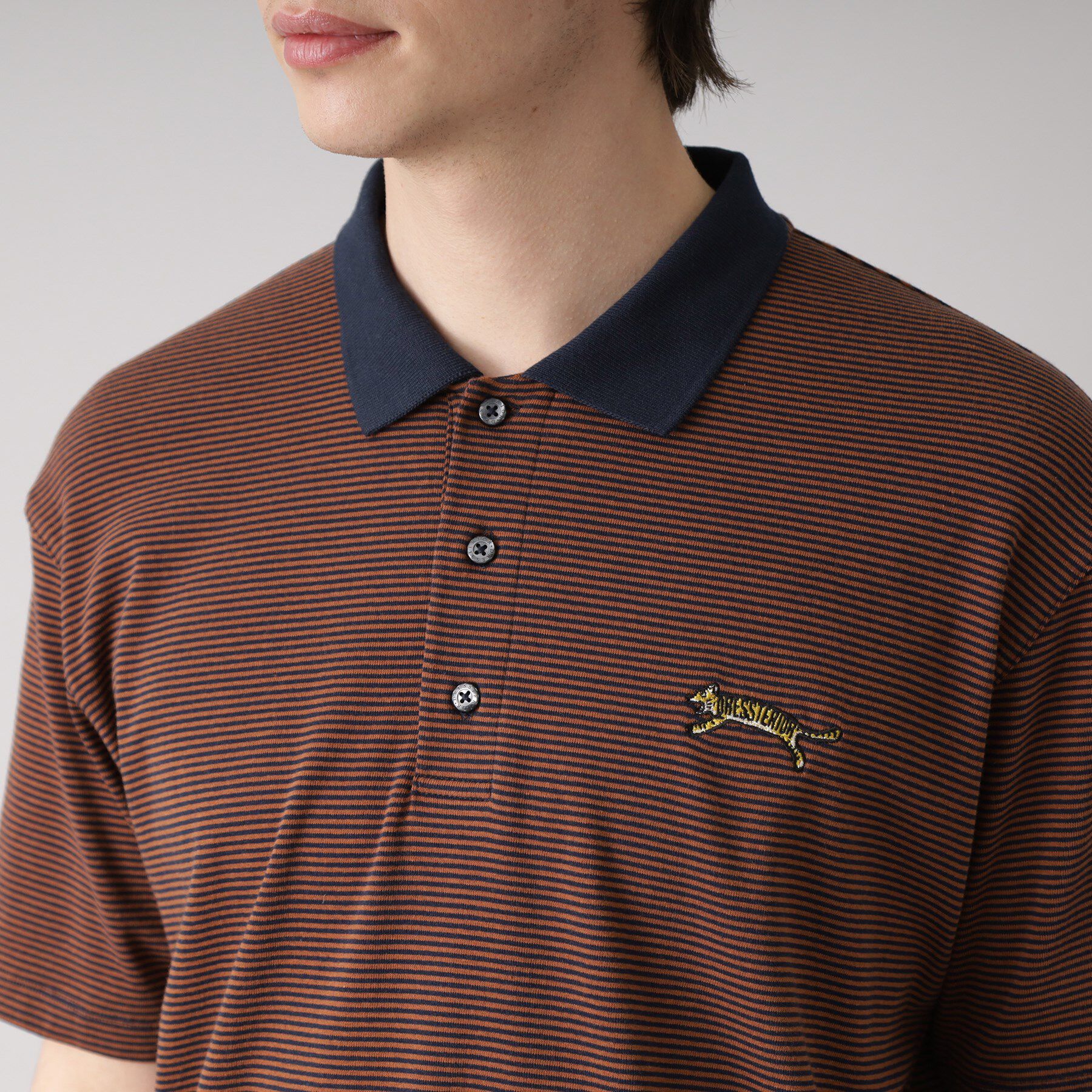 DRESSTERIOR「ドレステリア タイガーボーダーポロシャツ」|ポロシャツ|