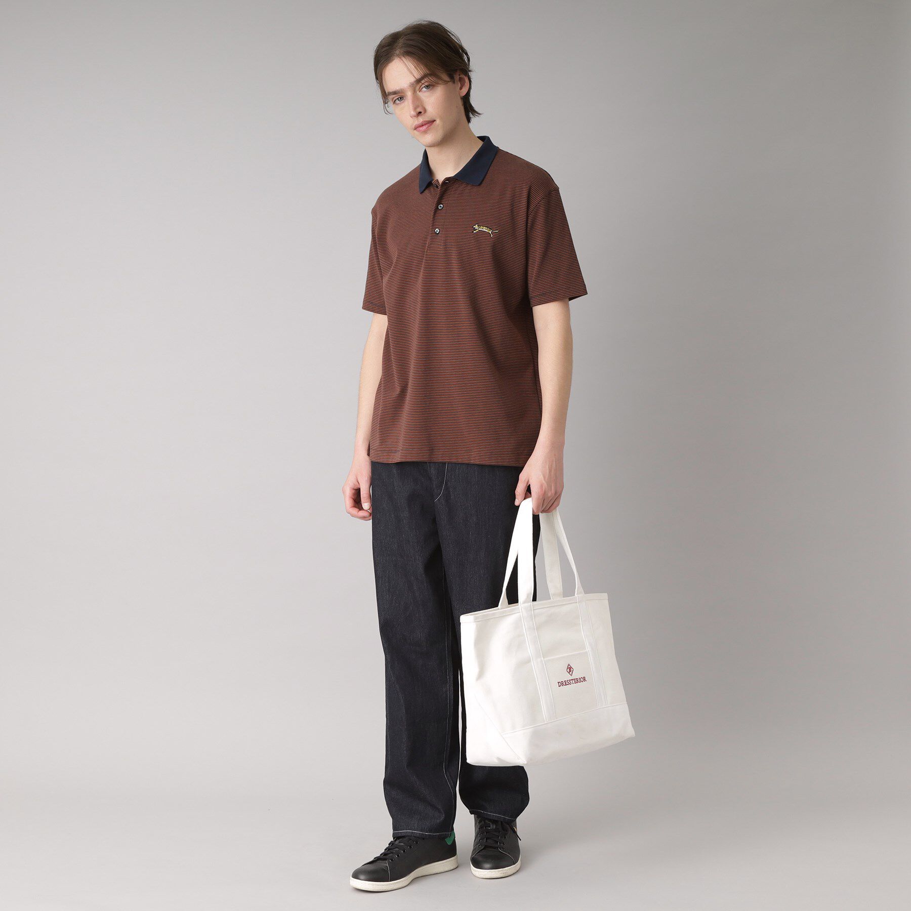 DRESSTERIOR「ドレステリア タイガーボーダーポロシャツ」|ポロシャツ|