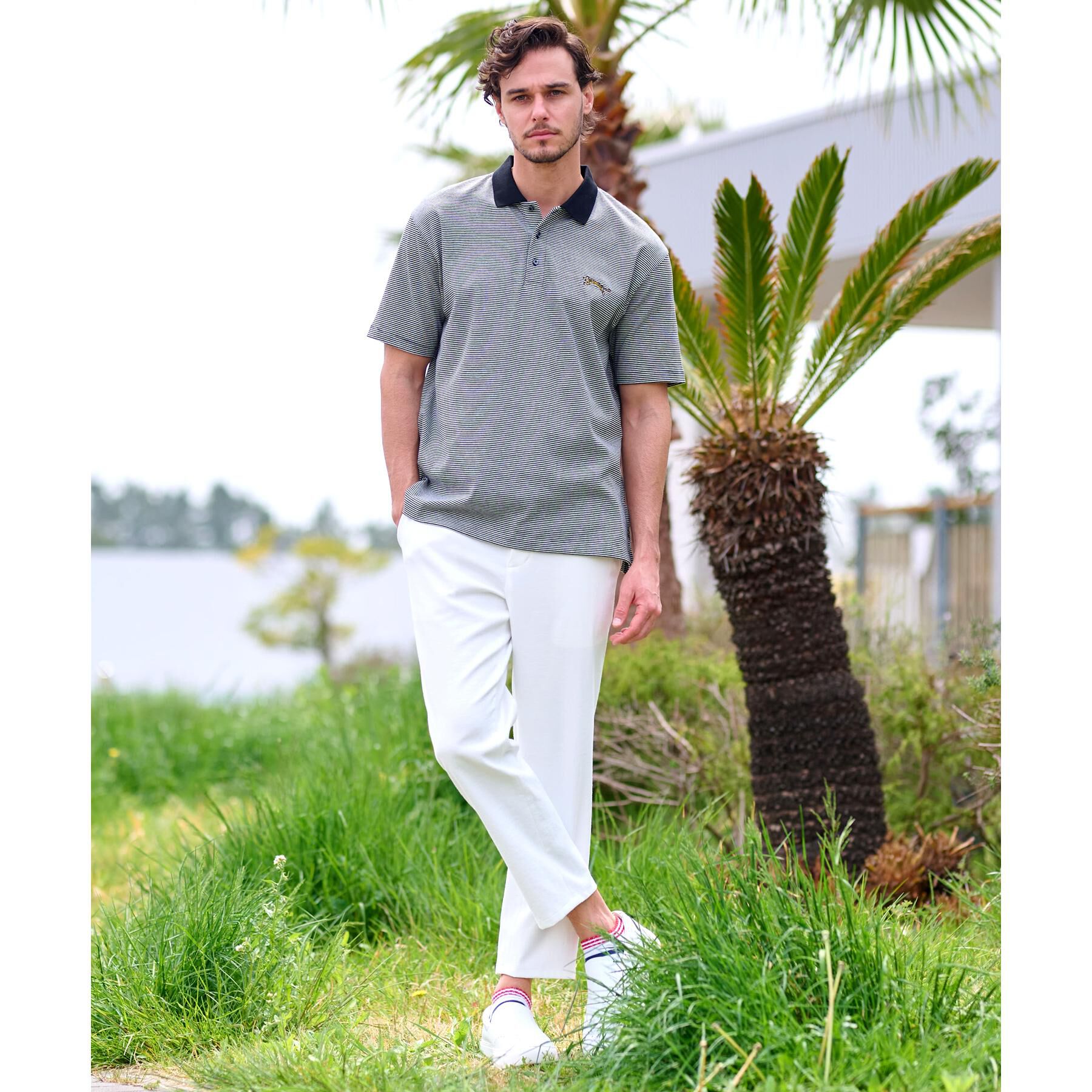 DRESSTERIOR「ドレステリア タイガーボーダーポロシャツ」|ポロシャツ|