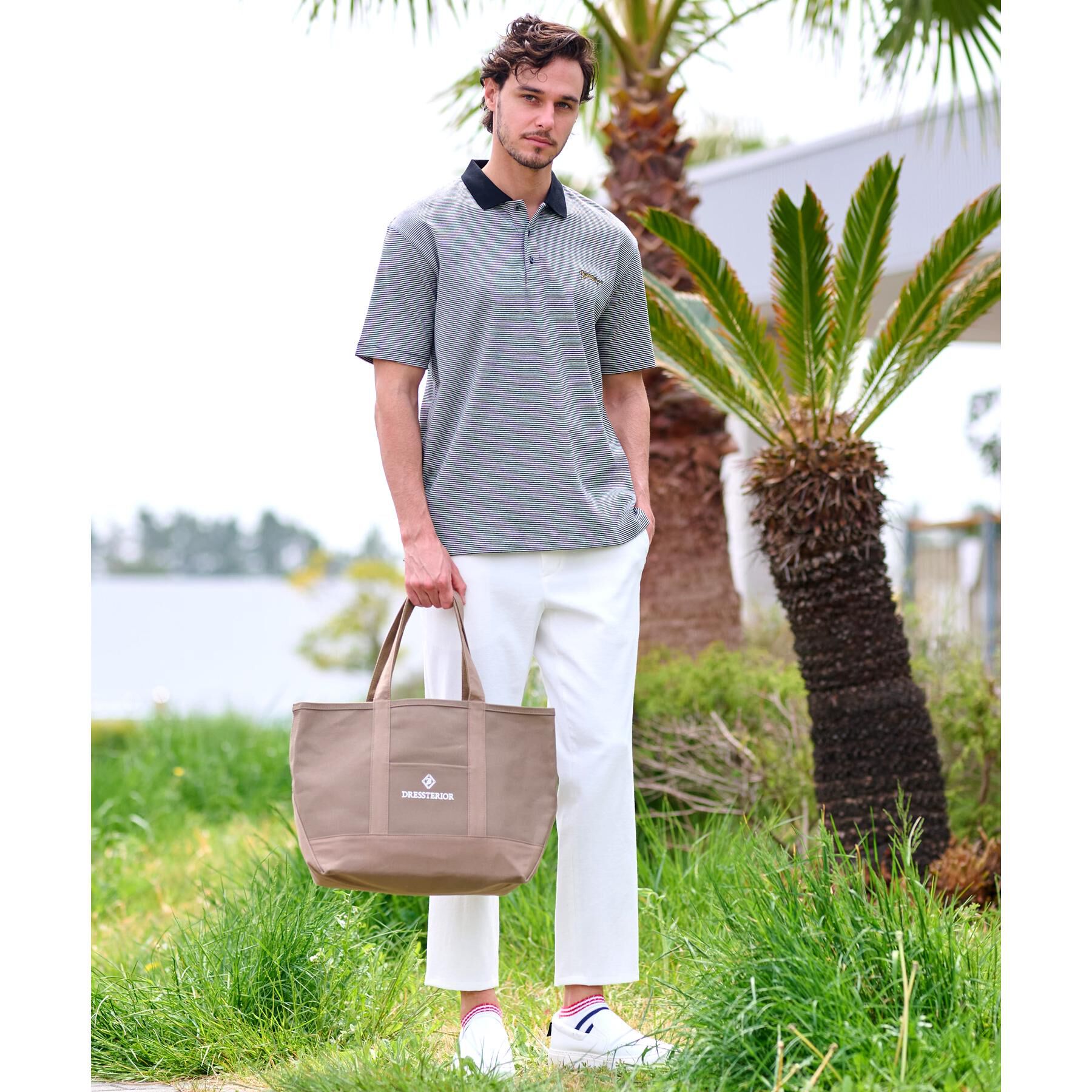 DRESSTERIOR「ドレステリア タイガーボーダーポロシャツ」|ポロシャツ|