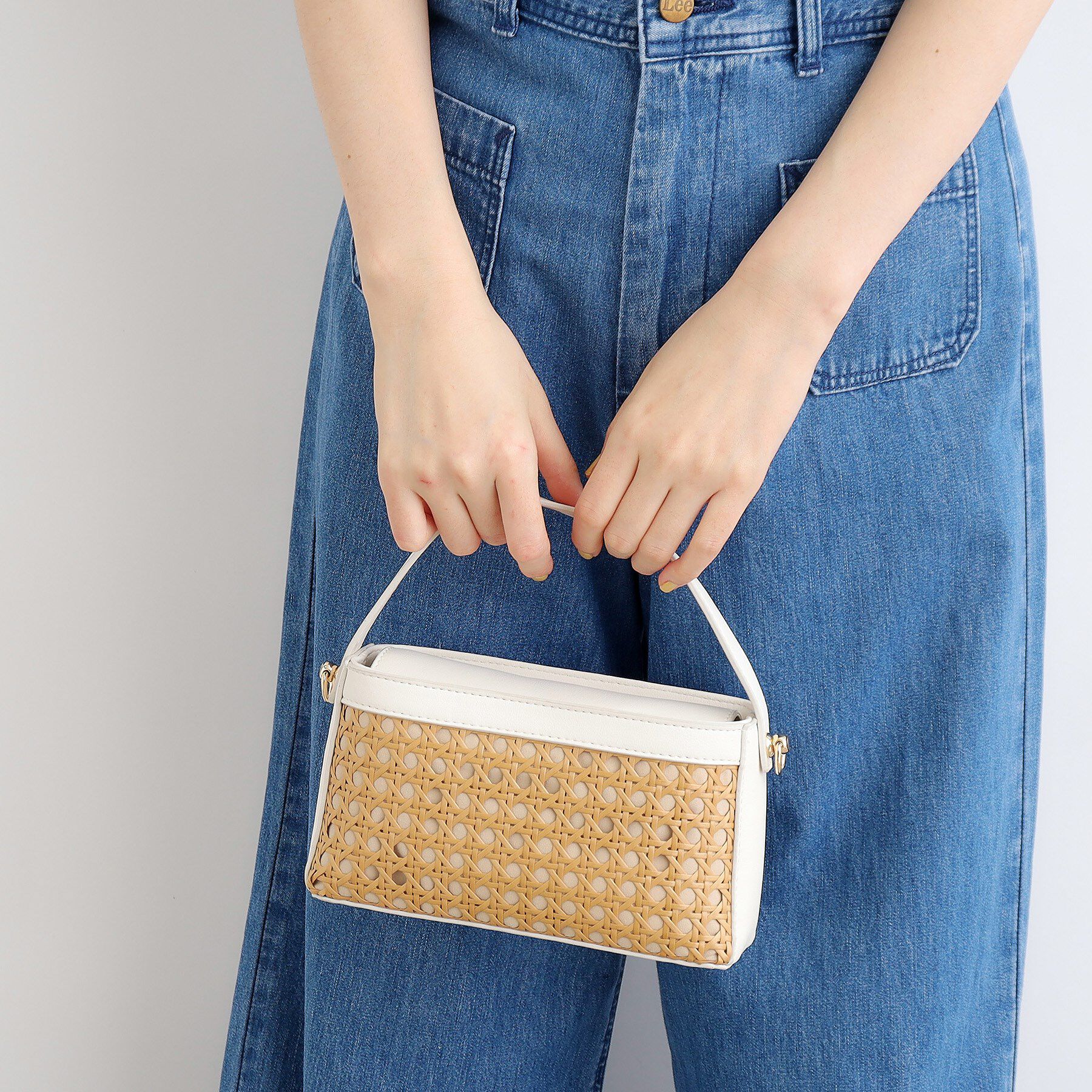 grove「【雑誌掲載商品】バンブー風メッシュミニショルダー」|ショルダー・メッセンジャー|