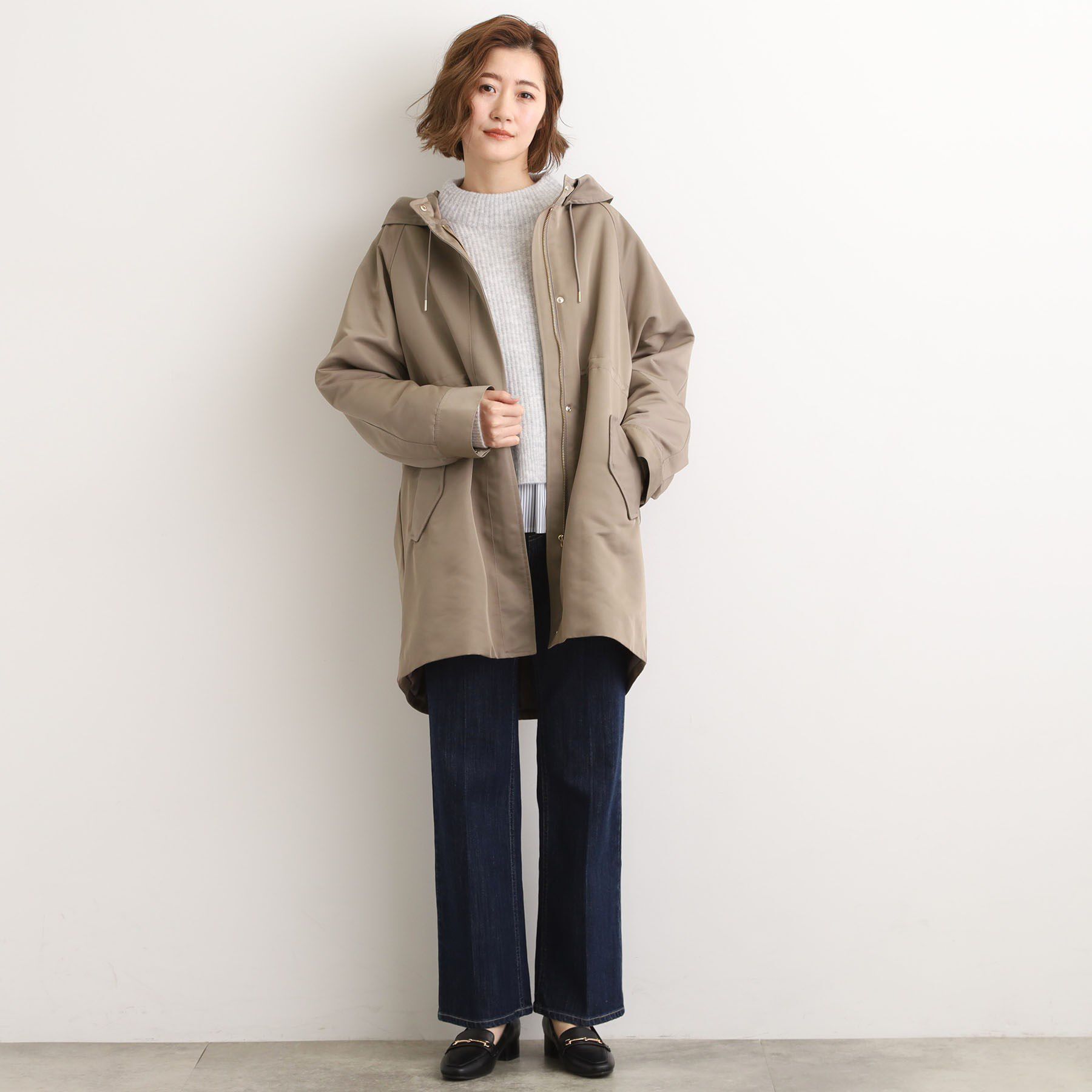 ☆3way☆LACOSTE モッズコート ボア ライナー単独使用可 オリーブ 最終お値下げ！！【名品アウター/3WAY・はっ水】ボアライナー付き