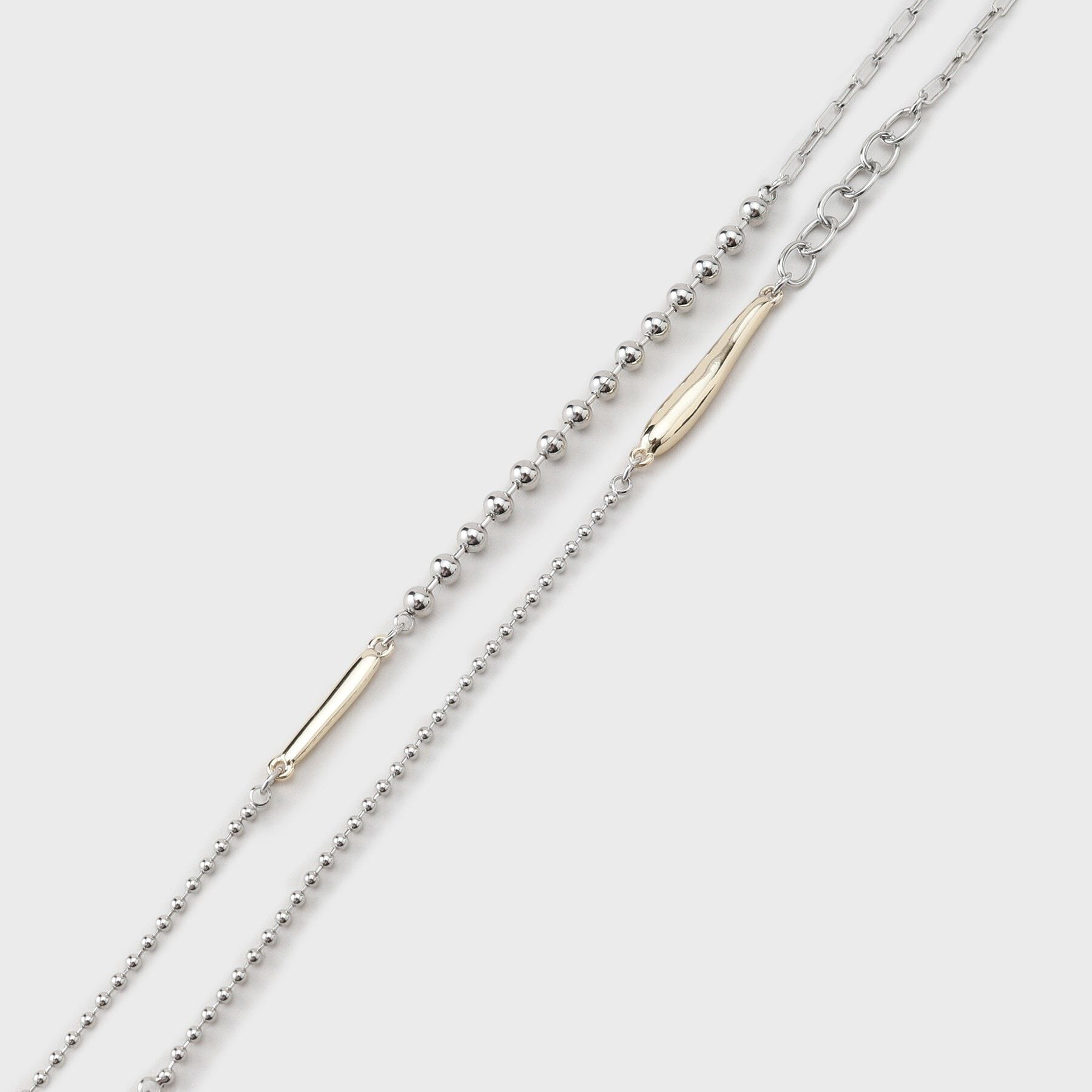 INDIVI「【ミドルサイズ】ランダムミックスネックレス」|ネックレス|