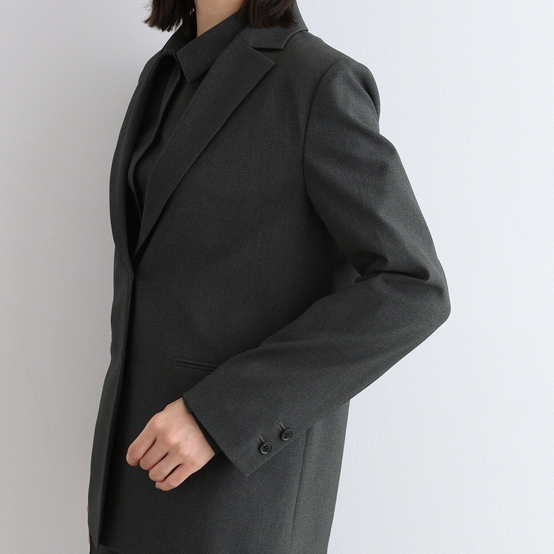 INDIVI「【日本製／SETUP可能】ゆるシルエットジャケット」|スーツ|