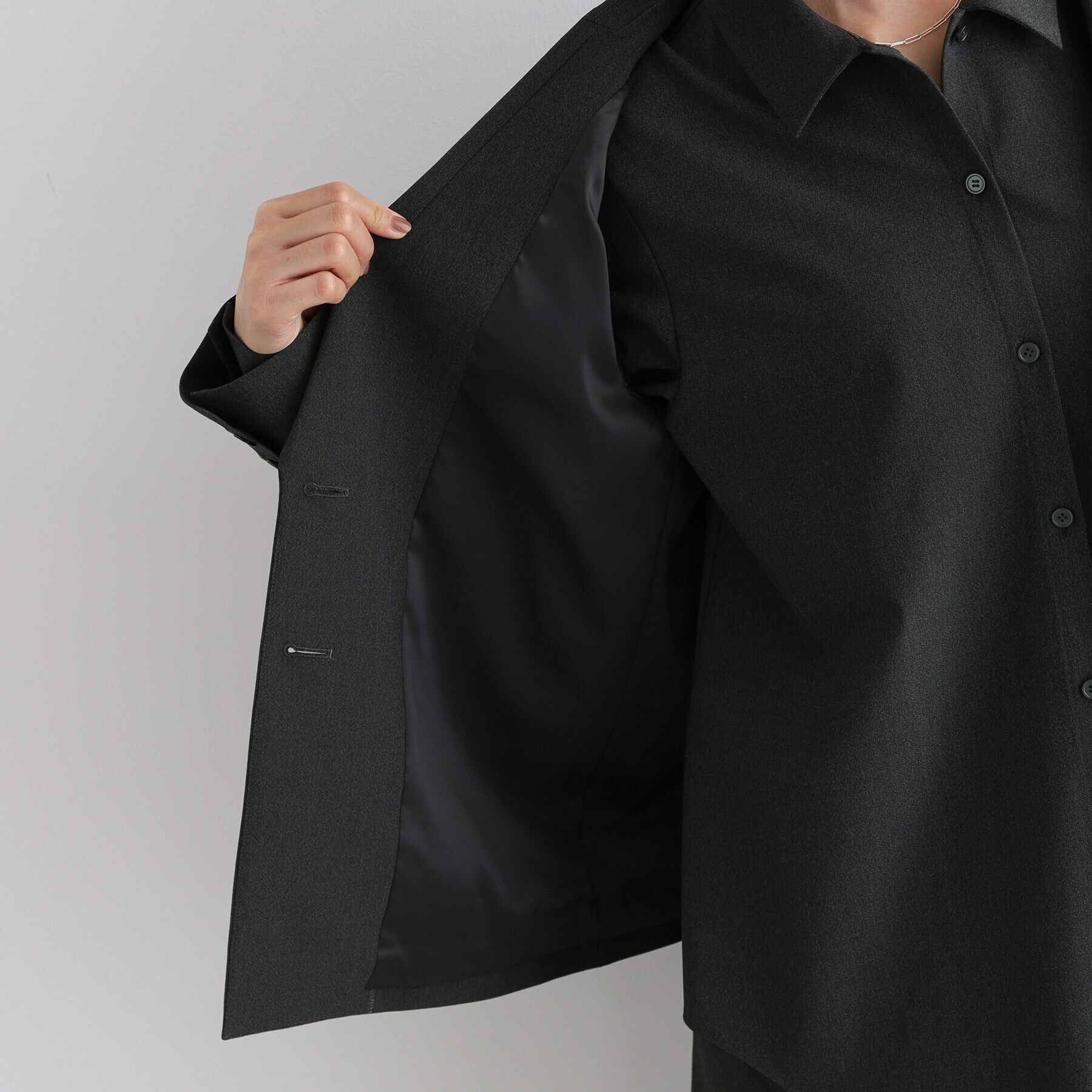 INDIVI「【日本製／SETUP可能】ゆるシルエットジャケット」|スーツ|