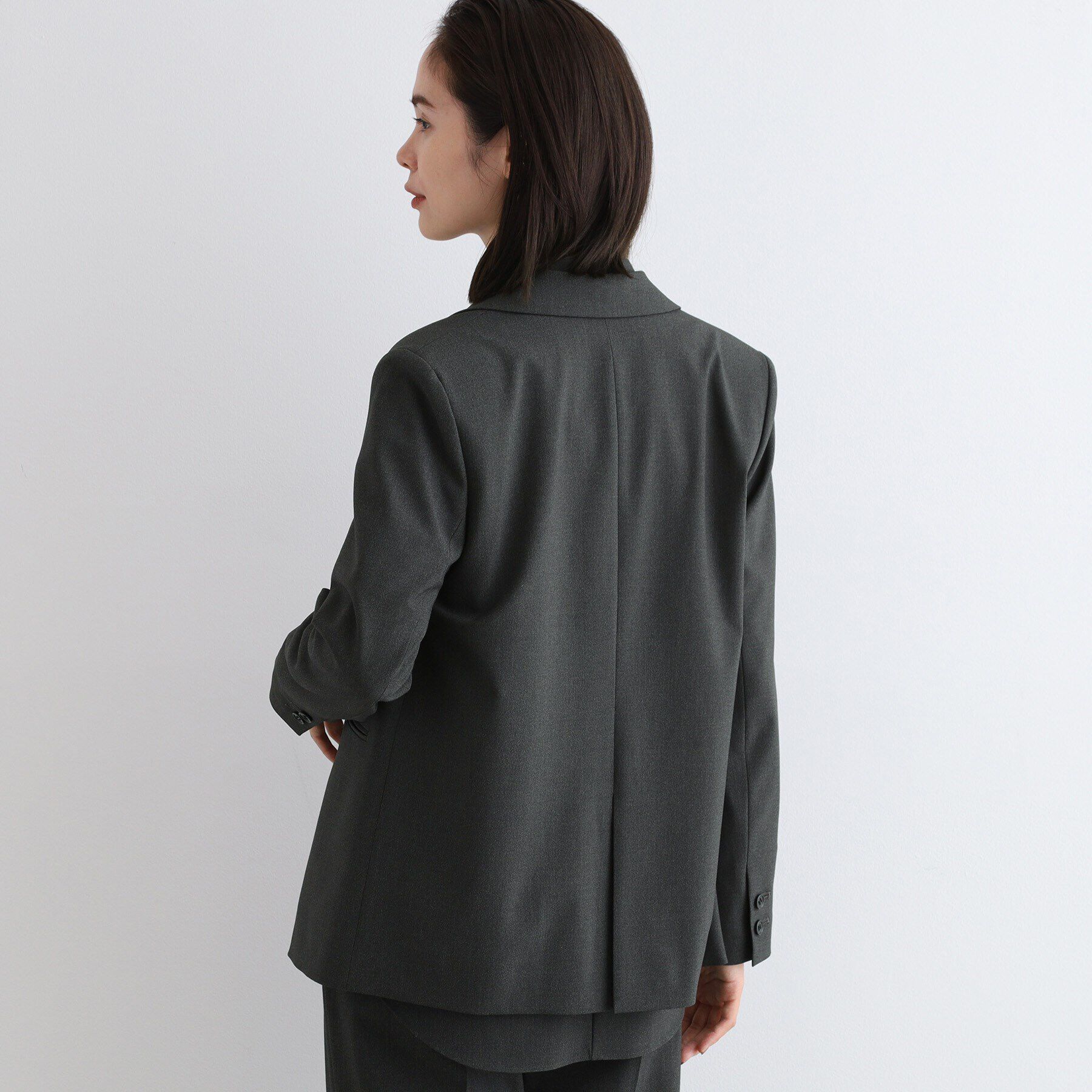 INDIVI「【日本製／SETUP可能】ゆるシルエットジャケット」|スーツ|